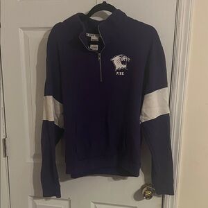 PINK Victoria's Secret Vintage Kentucky Wildcats Quarter Zip-Up Sweater